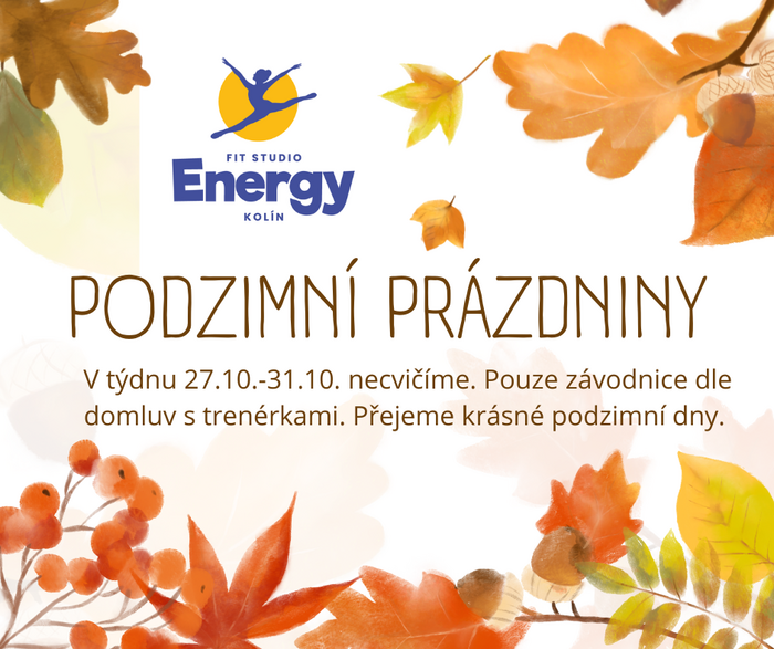 Podzimní prázdniny 2025