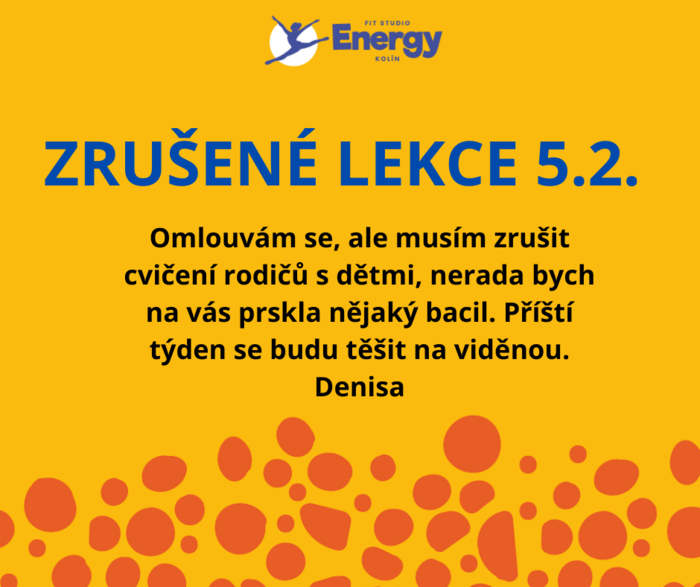 ZRUŠENÉ LEKCE 5.2.
